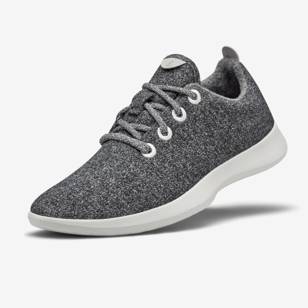 Allbirds Women’s Wool Runners in Natural Gray (Light Gray Sole) - Size 7 - Picture 1 of 9